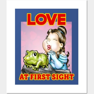 Love at first sight Posters and Art